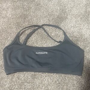 Alphalete Charcoal Sports Bra